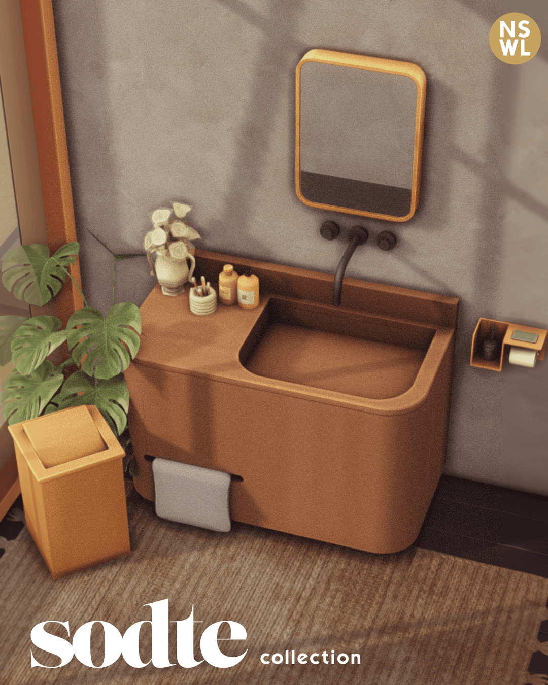 Скриншот мода Мини-набор для ванной Sodte Collection